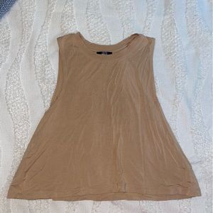 Tan CARBON 38 Tank Top